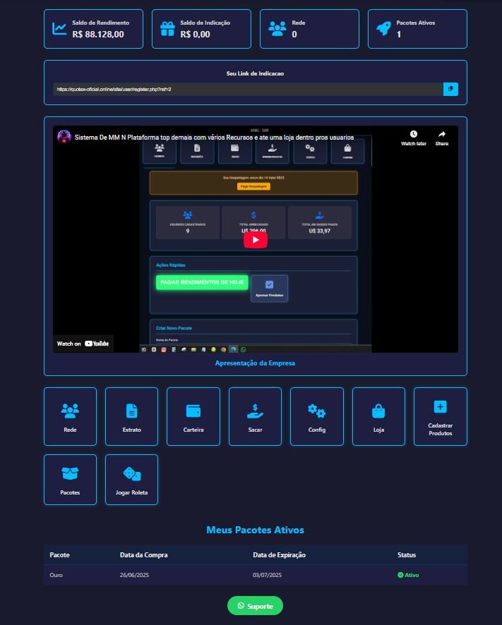 Capa do produto MMN com LOJA e Roleta Inclusa