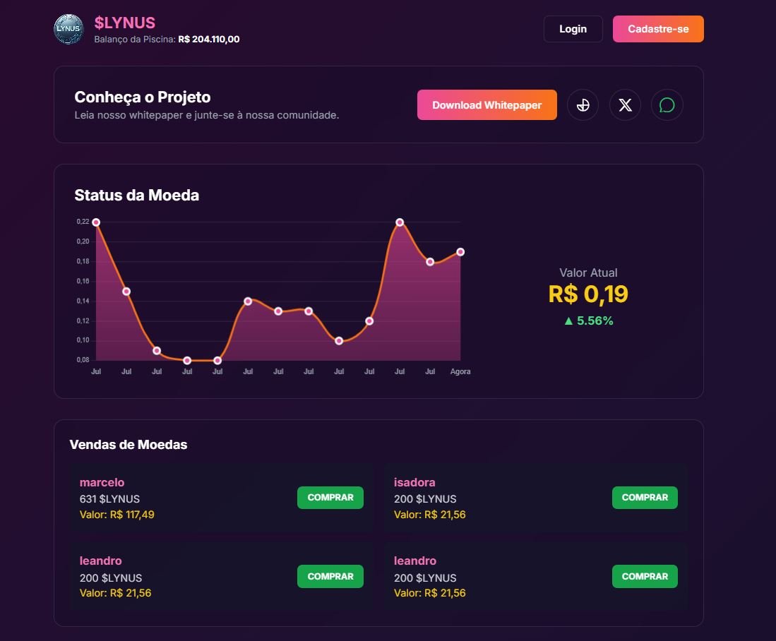 Capa do produto Sistema ICO Moeda e Wallet Doações