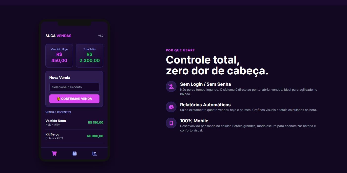 Capa do produto Venda sem Login. Controle sem Burocracia.