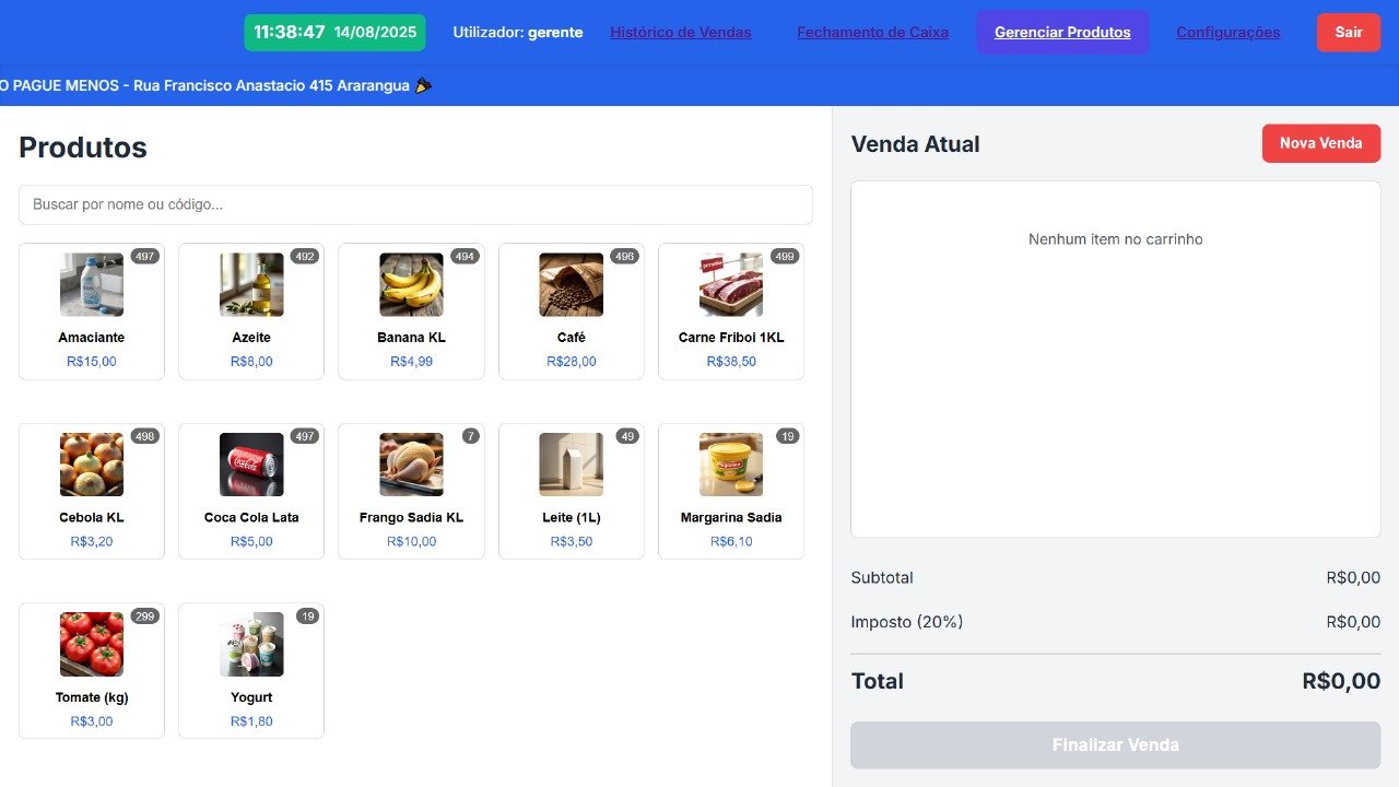 Capa do produto PDV Mercado Lojas e Comercios Off Line ou Nuvem